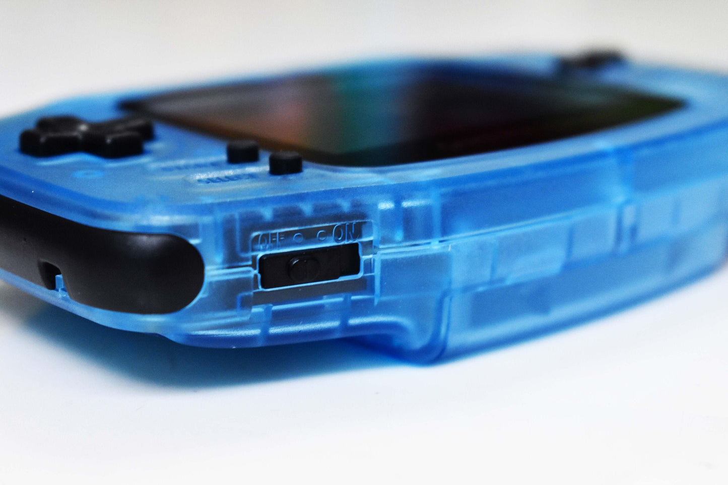 Extra Mods IPS Backlit LCD GBA Nintendo Game Boy Advance Clear Ice Blue