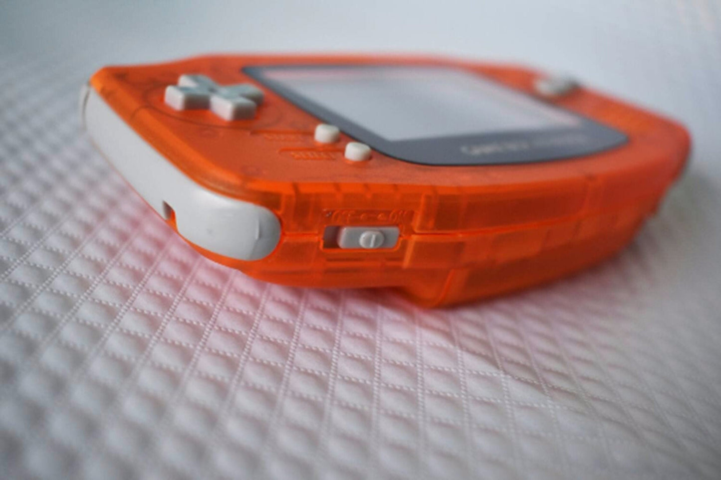 Extra Mods And IPS Backlit LCD GBA Mod Nintendo GameBoy Advance Clear Orange