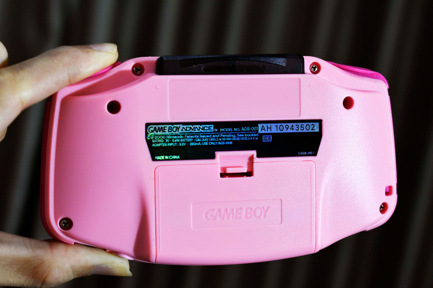 Extra Mods And IPS Backlit LCD GBA Mod Nintendo GameBoy Advance Kirby Pink