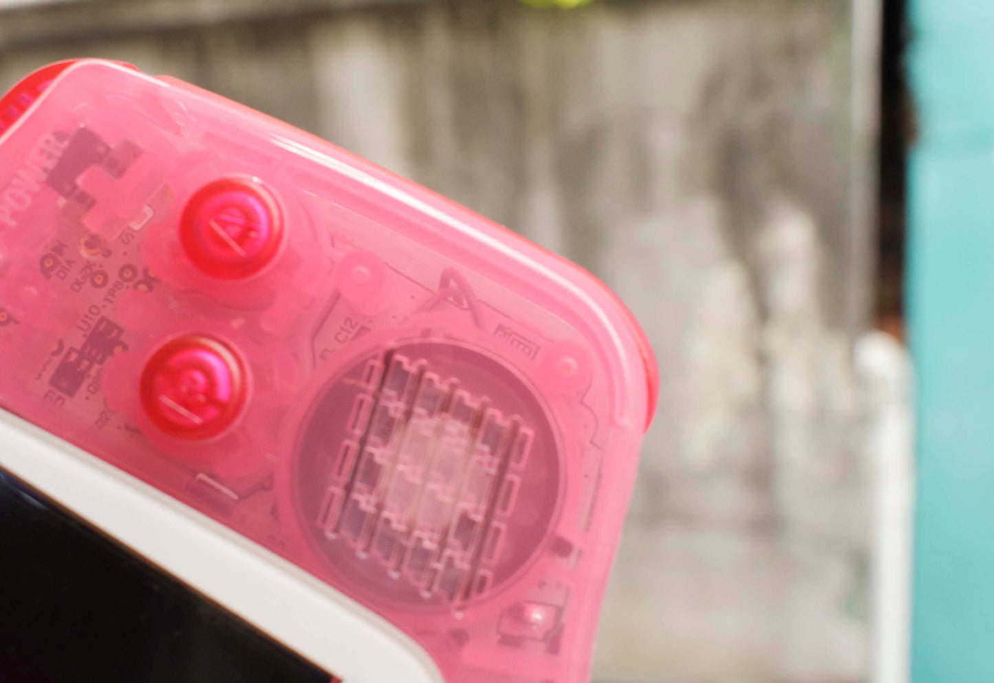 Extra Mods IPS Backlit LCD GBA Nintendo Game Boy Advance Shiny Clear Pink