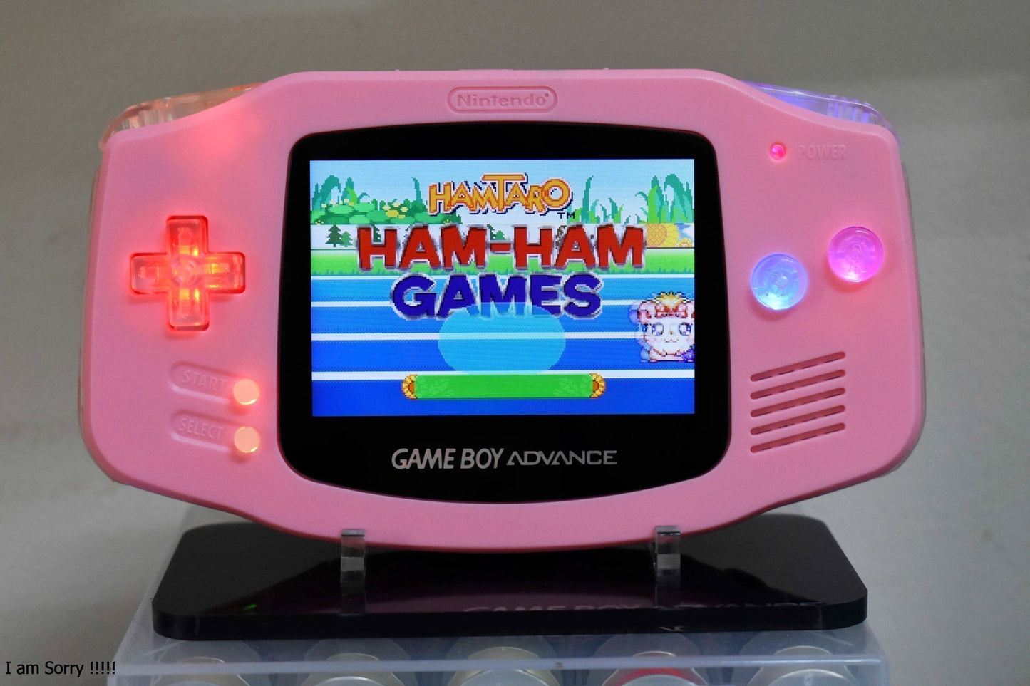 Extra Mods IPS Backlit LCD GBA Nintendo Game Boy Advance Pokémon New York Center