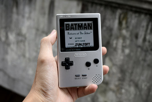 Game Boy Pocket IPS OSD Mod Nintendo GBP Plus Extra Mods Silver
