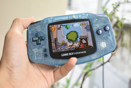 Extra Mods IPS Backlit LCD GBA Nintendo Game Boy Advance The Crystal