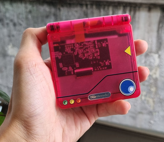 Backlit IPS GBAsp Mod Nintendo Game Boy Advance SP Pokédex