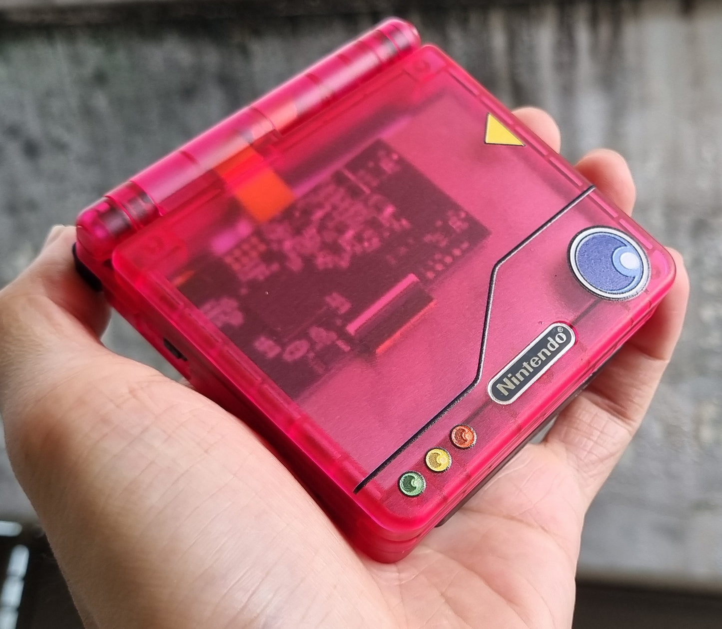 Backlit IPS GBAsp Mod Nintendo Game Boy Advance SP Pokédex