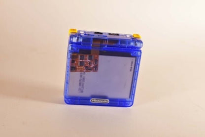 Backlit IPS GBAsp Mod Nintendo GameBoy Advance Pastel Blue