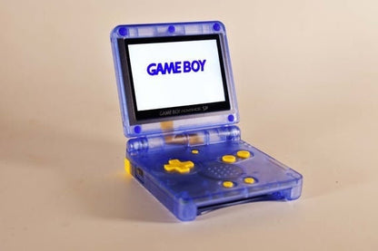 Backlit IPS GBAsp Mod Nintendo GameBoy Advance Pastel Blue