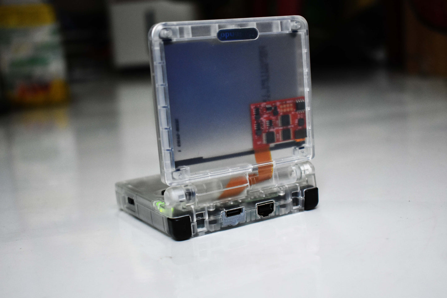 Backlit IPS GBAsp Mod Nintendo GameBoy Advance SP Clear