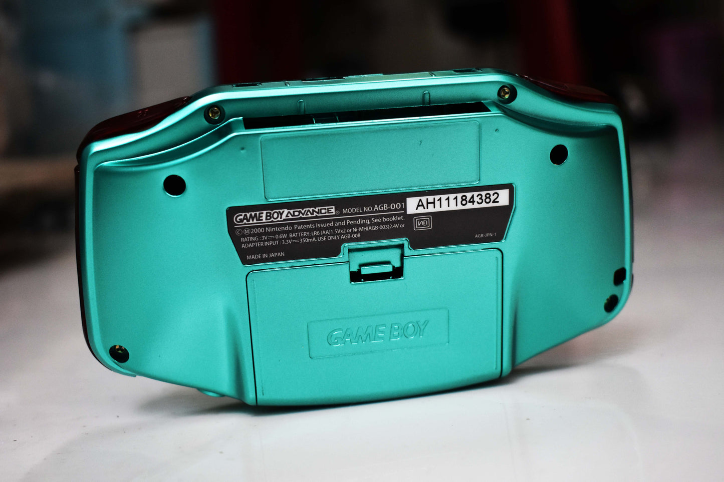 Extra Mods And IPS Backlit LCD GBA Mod Nintendo GameBoy Advance Bulbasaur Edition