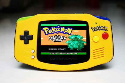 Extra Mods IPS Backlit LCD GBA Nintendo Game Boy Advance Pokemon Yellow And Blue