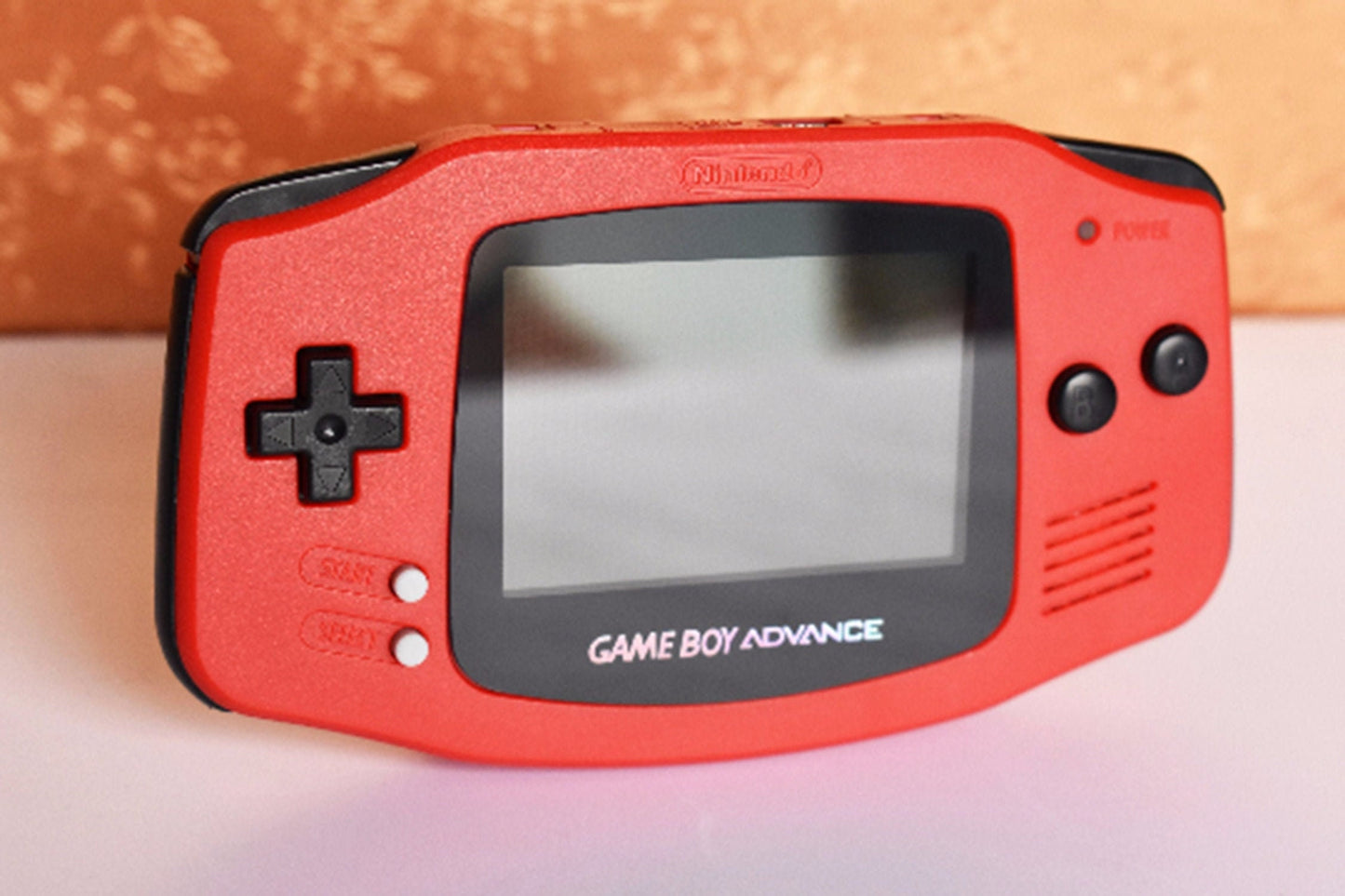 Extra Mods IPS Backlit LCD GBA Nintendo Game Boy Advance Watermelon Red