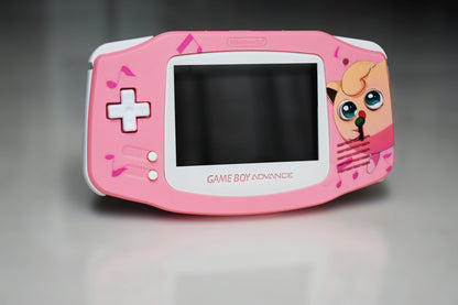 Extra Mods And IPS Backlit LCD GBA Mod Nintendo GameBoy Advance Jiggly Puff Singing