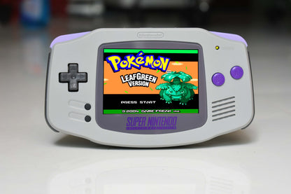 Extra Mods IPS Backlit LCD GBA Nintendo Game Boy Advance Super Nintendo North America Edition