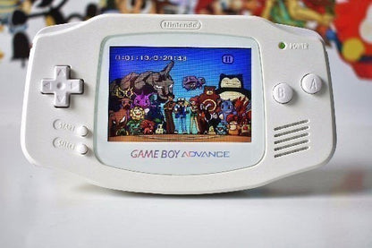 Extra Mods IPS Backlit LCD GBA Nintendo Game Boy Advance Cream White