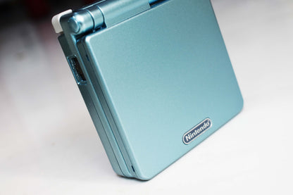 Backlit IPS GBAsp Mod Nintendo GameBoy Advance SP Pearl Blue