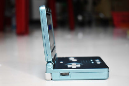 Backlit IPS GBAsp Mod Nintendo GameBoy Advance SP Pearl Blue