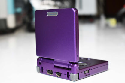 Backlit IPS GBAsp Mod Nintendo GameBoy Advance SP Metallic Purple