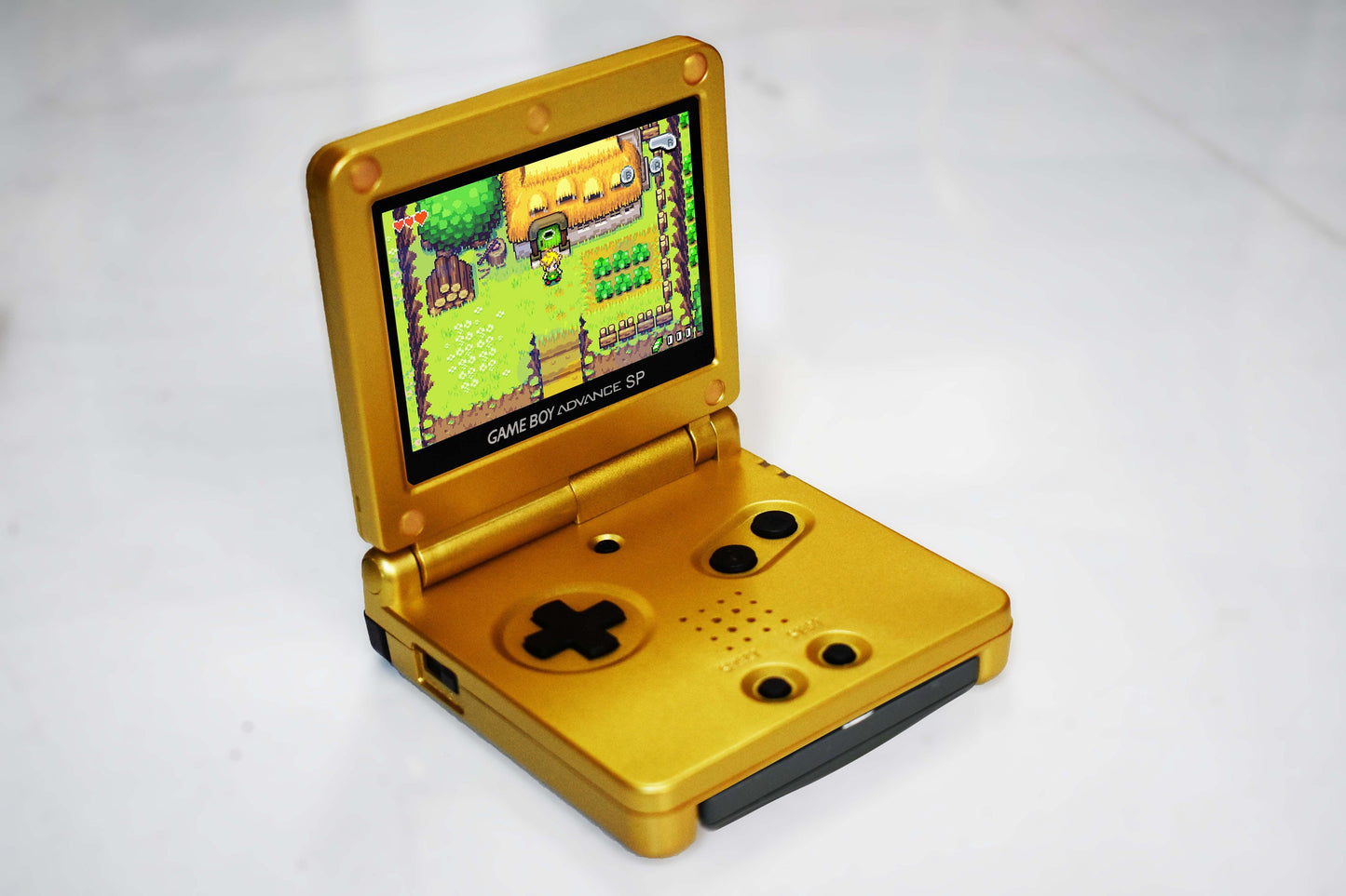 Backlit IPS GBAsp Mod Nintendo GameBoy Advance SP Zelda Majora's Mask