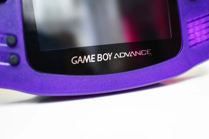 Extra Mods IPS Backlit LCD GBA Nintendo Game Boy Advance Grape Purple