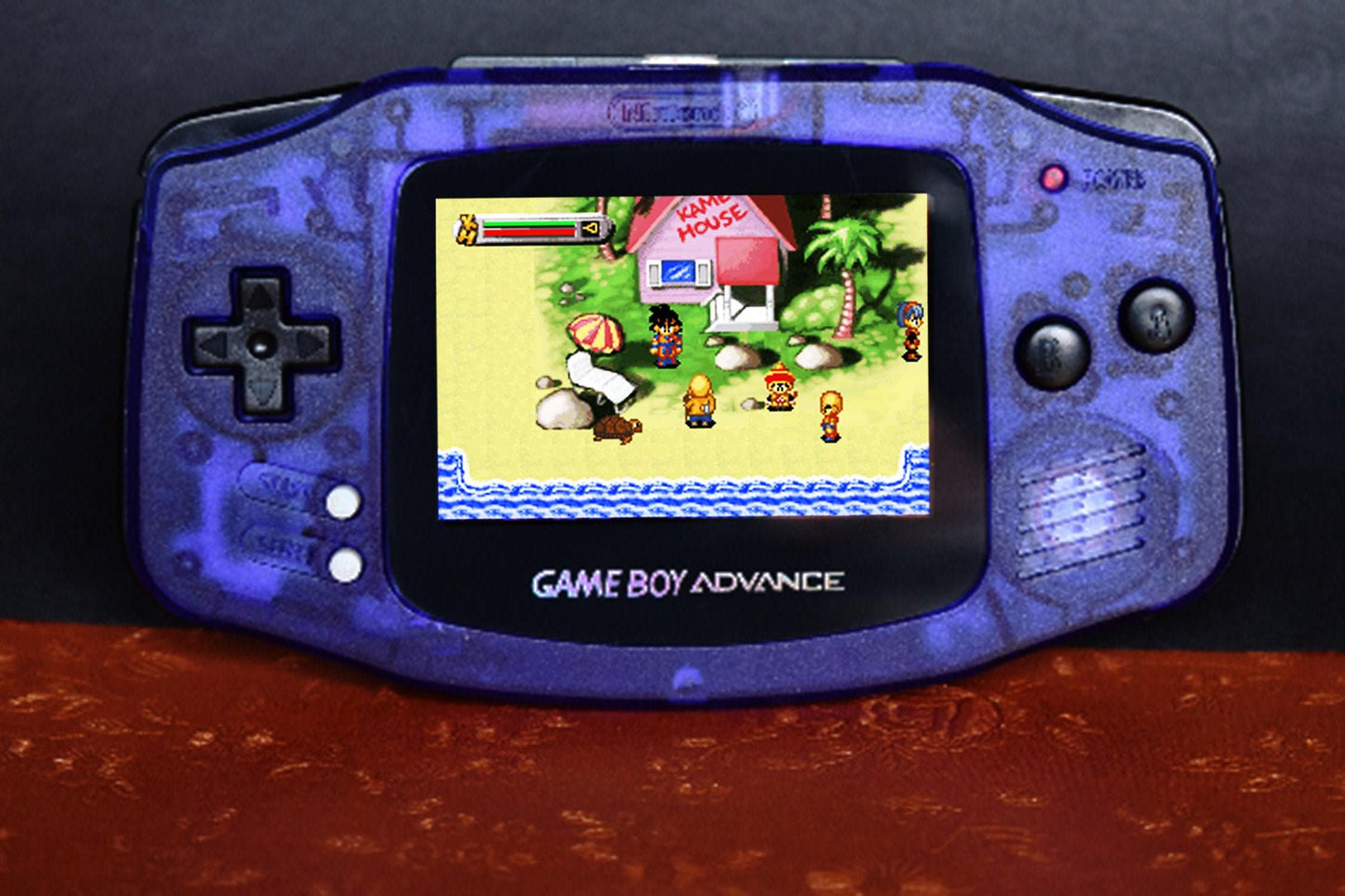 Extra Mods And IPS Backlit LCD GBA Mod Nintendo GameBoy Advance Midnight Blue