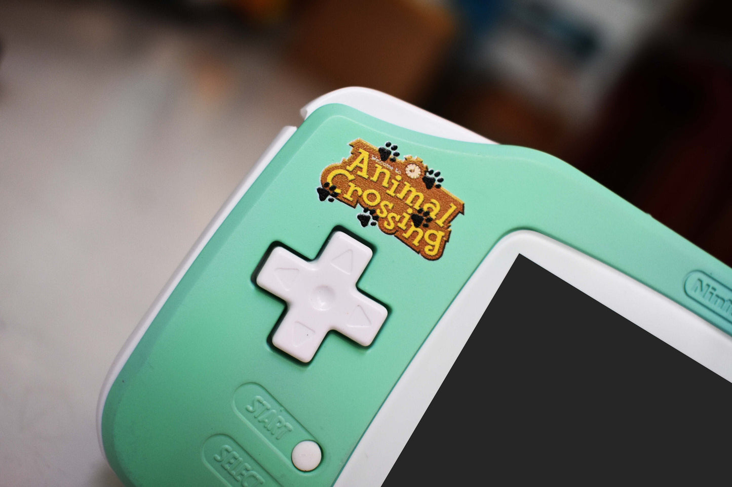 Extra Mods And IPS Backlit LCD GBA Mod Nintendo GameBoy Advance Animal Crossing Edition