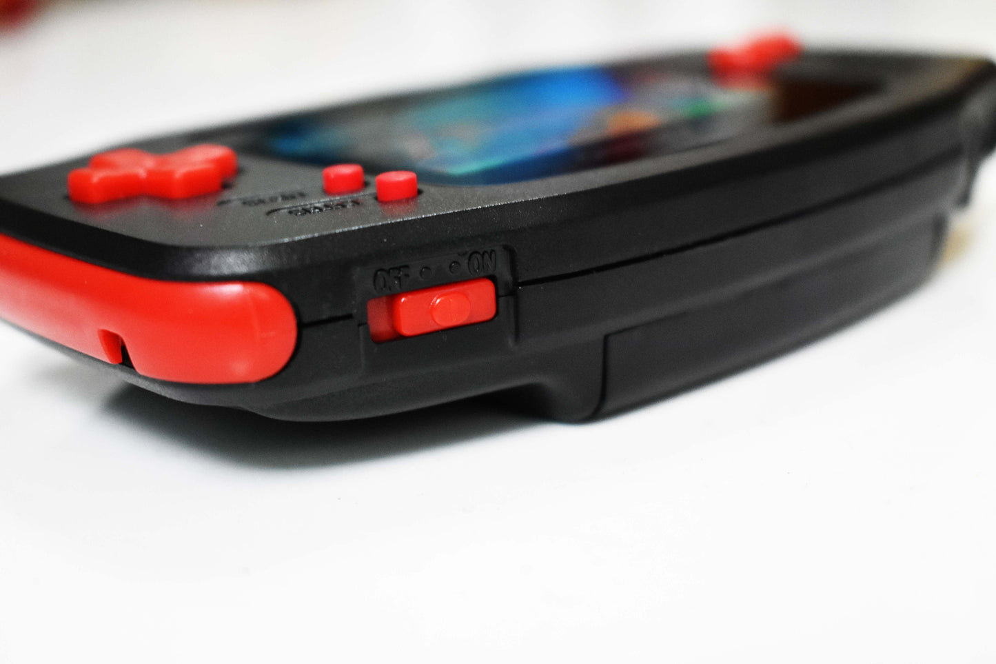 Extra Mods And IPS Backlit LCD GBA Mod Nintendo GameBoy Advance Black Shell Red Buttons