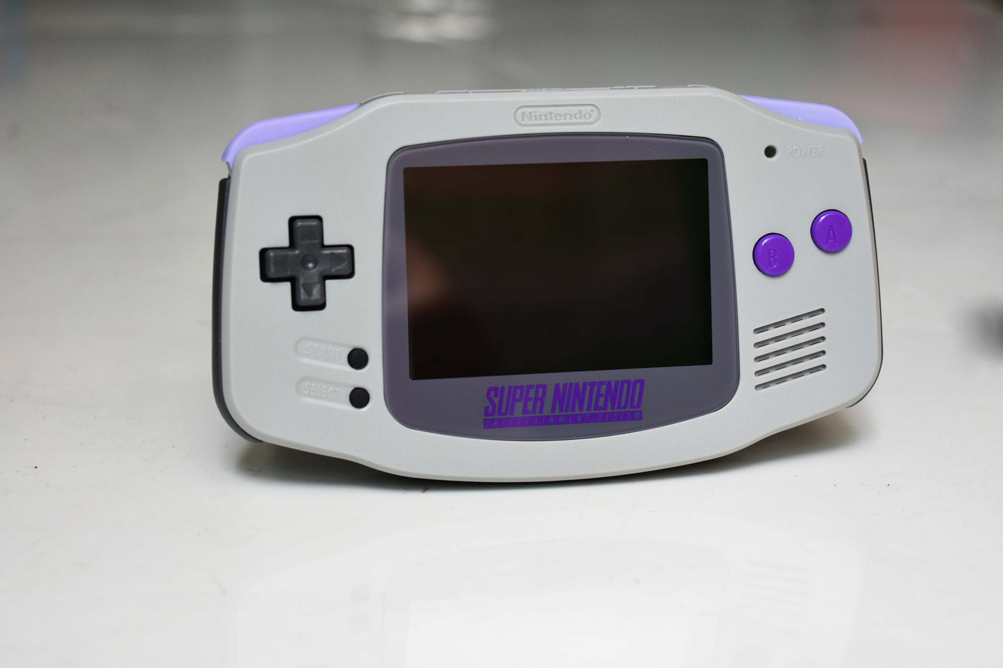 Extra Mods IPS Backlit LCD GBA Nintendo Game Boy Advance Super Nintendo North America Edition