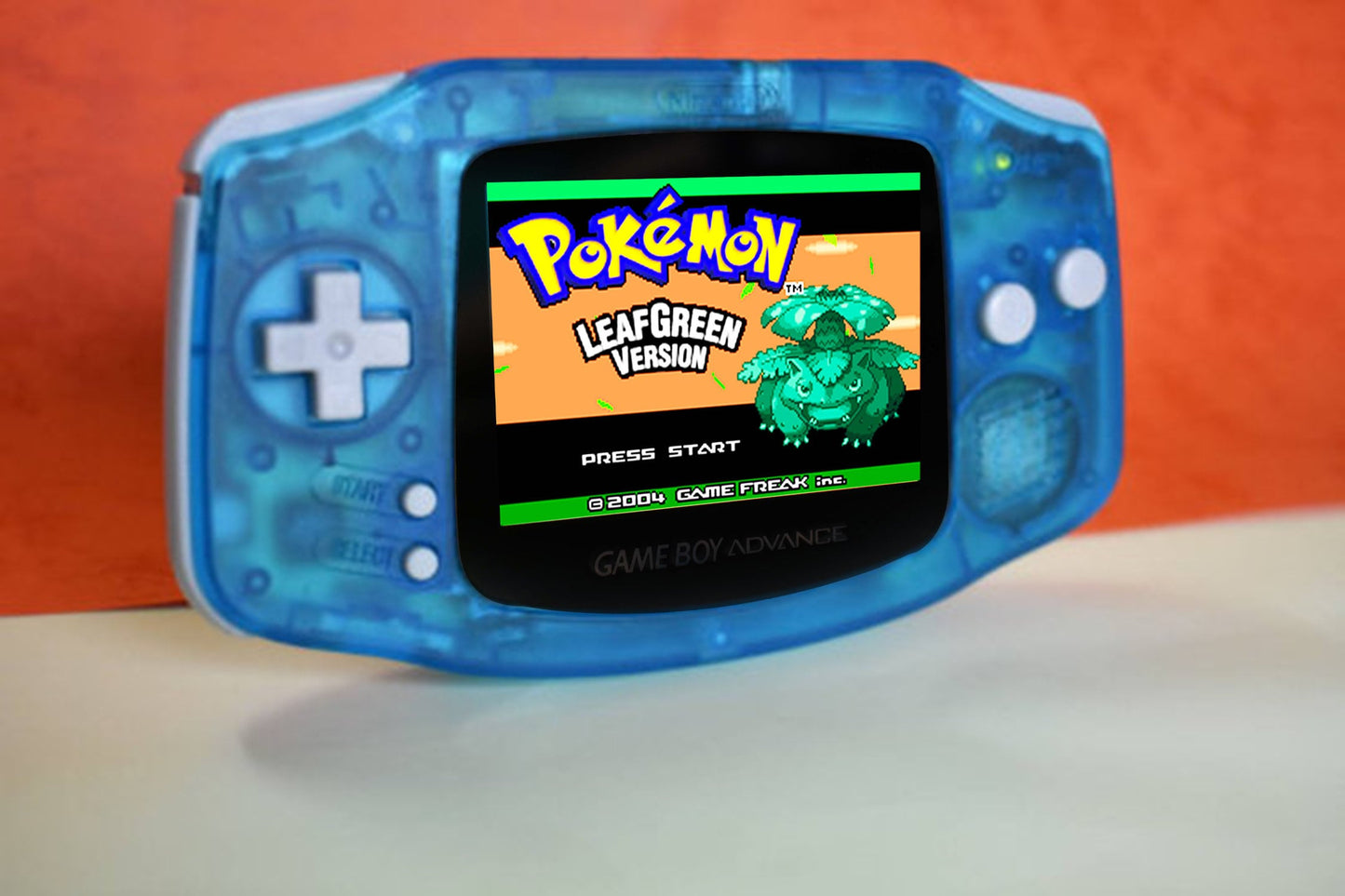 Extra Mods IPS Backlit LCD GBA Nintendo Game Boy Advance Translucent Ocean Blue