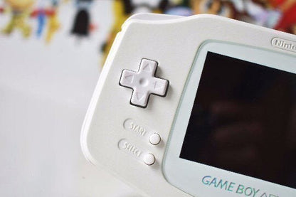 Extra Mods IPS Backlit LCD GBA Nintendo Game Boy Advance Cream White