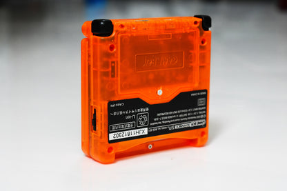 Backlit IPS GBAsp Mod Nintendo GameBoy Advance SP Translucent Orange