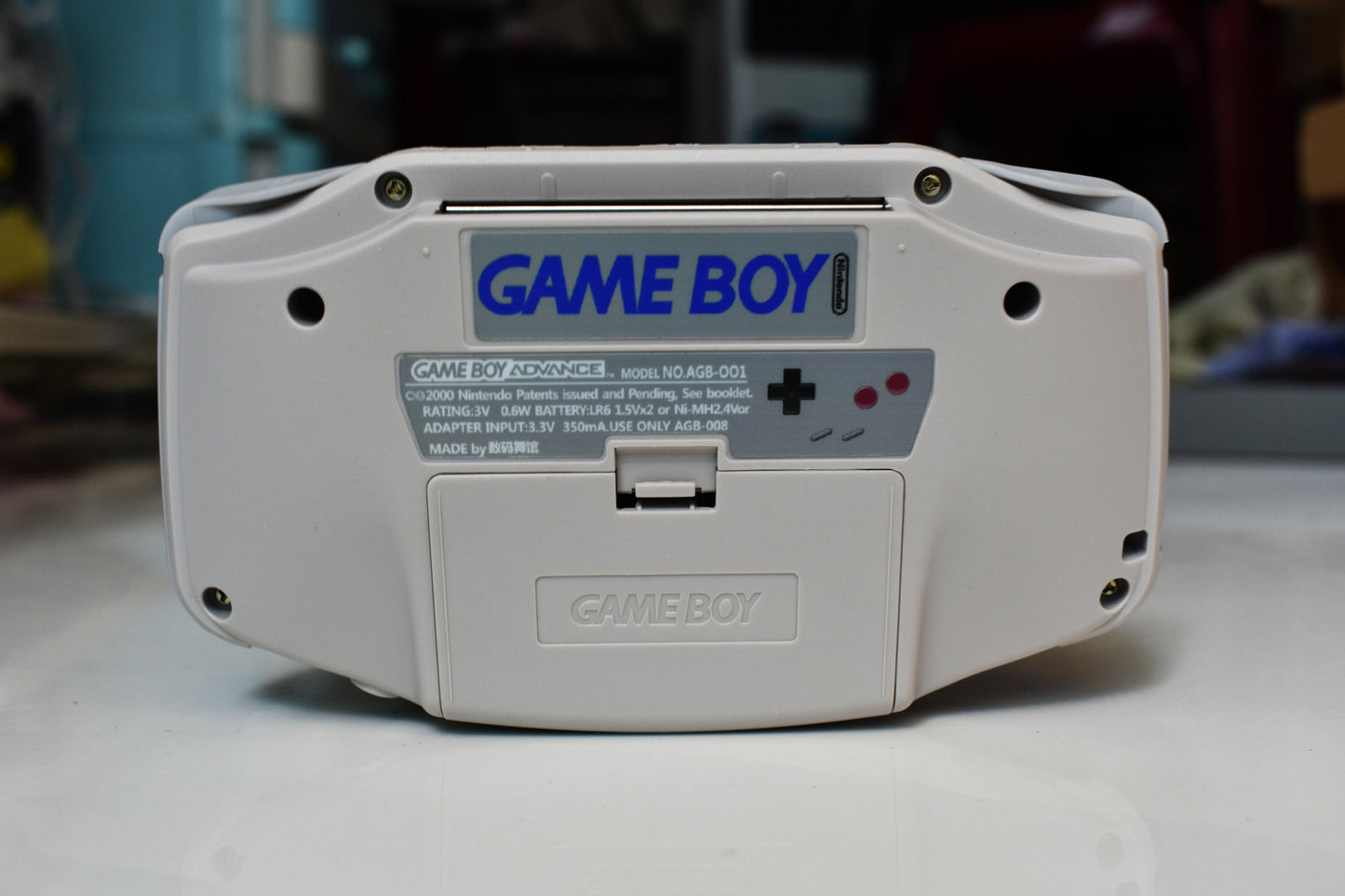 Extra Mods IPS Backlit LCD GBA Nintendo Game Boy Advance Classic Gameboy Style