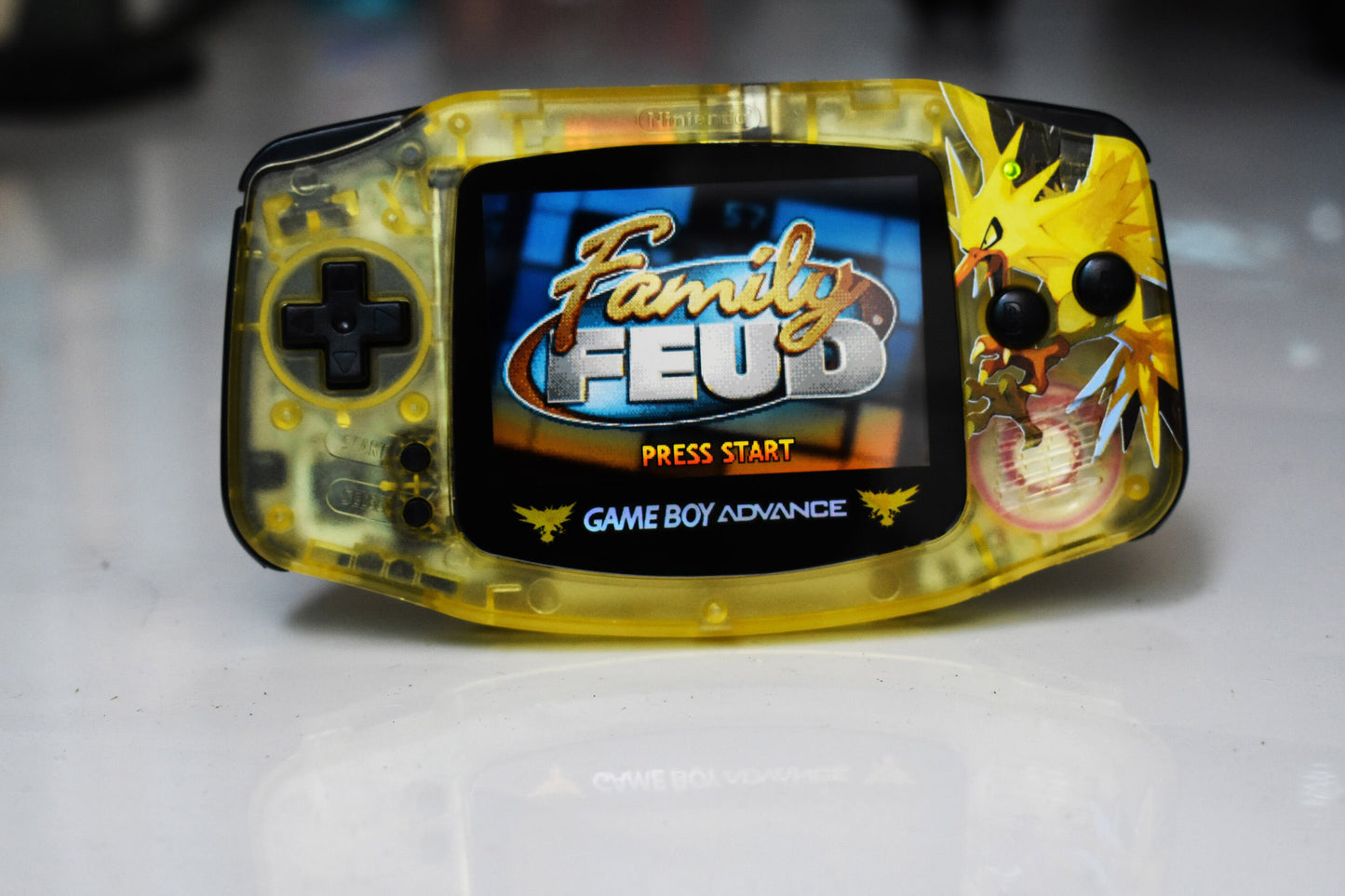 Extra Mods IPS Backlit LCD GBA Nintendo Game Boy Advance Zapdos