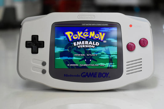 Extra Mods IPS Backlit LCD GBA Nintendo Game Boy Advance Classic Gameboy Style