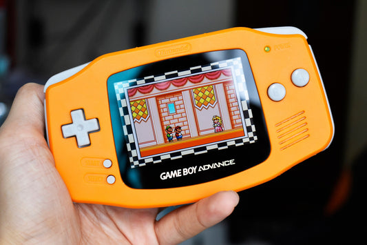 Extra Mods IPS Backlit LCD GBA Nintendo Game Boy Advance Spicy Orange