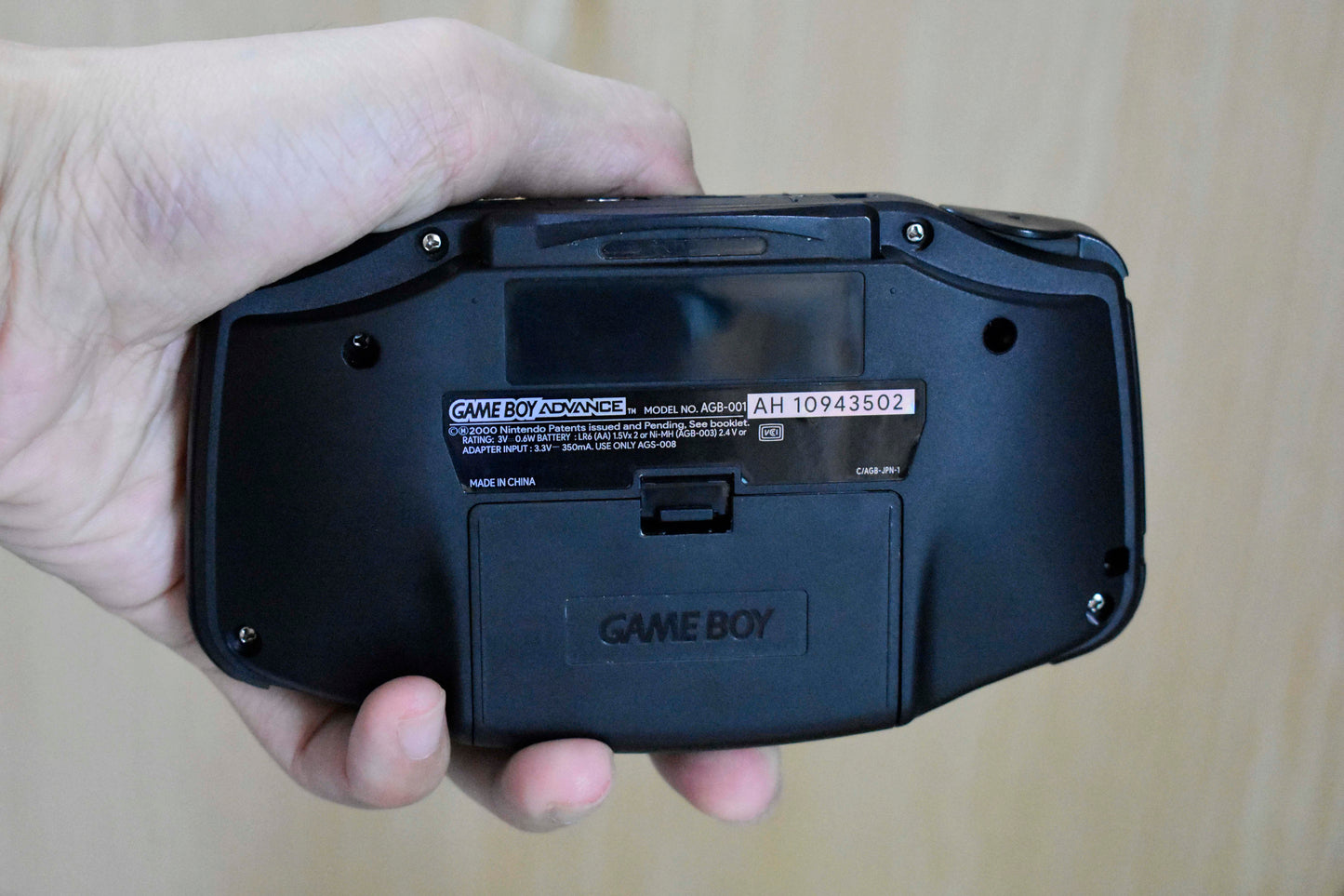 Extra Mods And IPS Backlit LCD GBA Mod Nintendo GameBoy Advance All Black