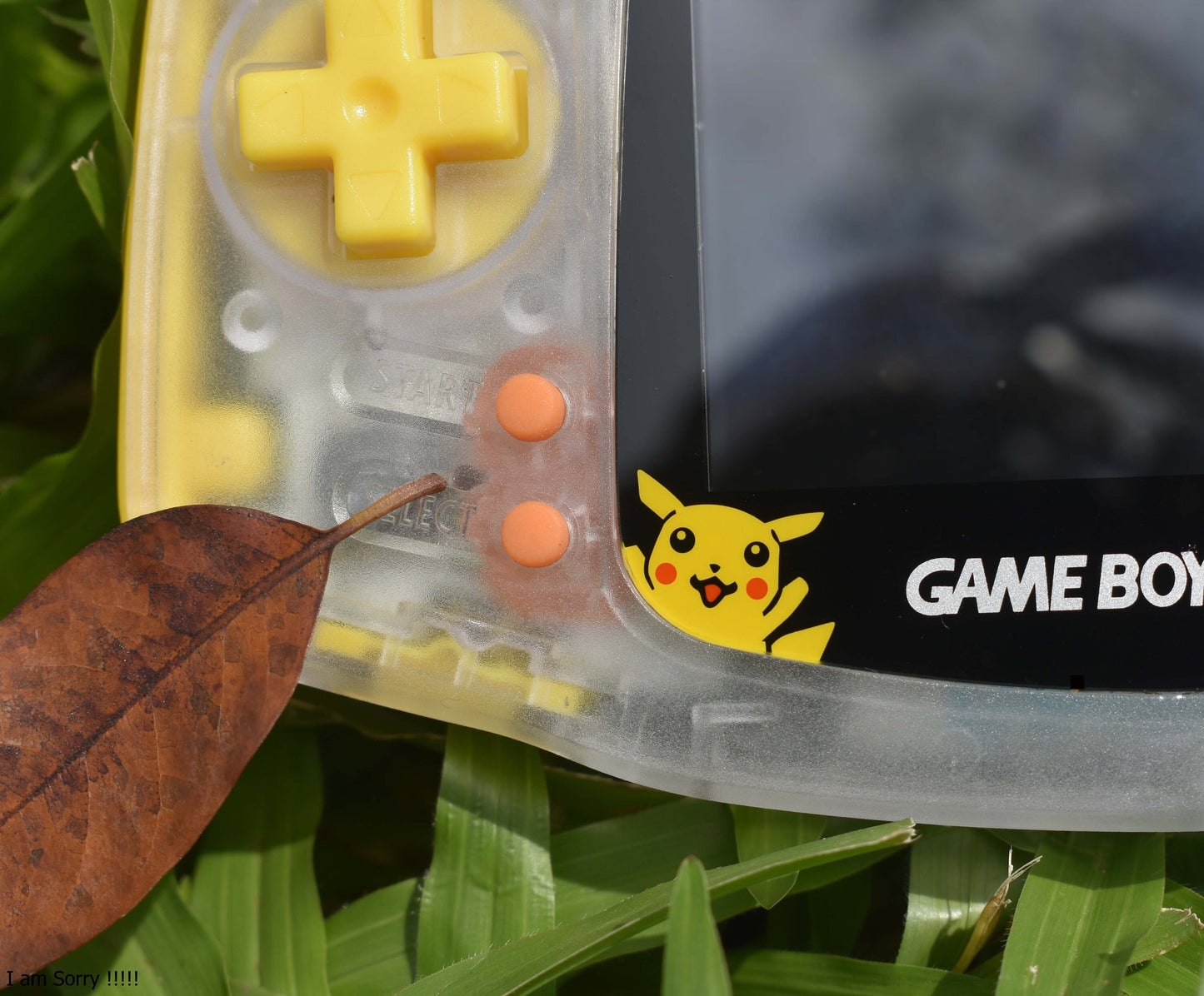 Extra Mods And IPS Backlit LCD GBA Mod Nintendo GameBoy Advance Pokemon Family Edition