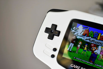 Extra Mods IPS Backlit LCD GBA Nintendo Game Boy Advance Cream White