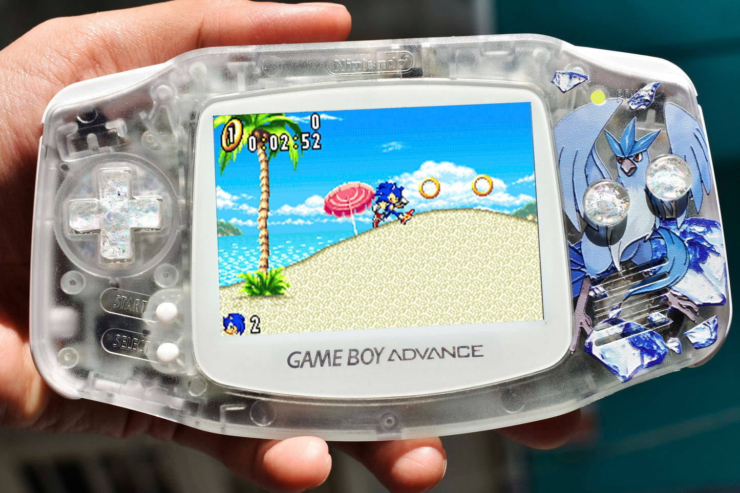 Extra Mods IPS Backlit LCD GBA Nintendo Game Boy Advance Freezer Pokemon Edition