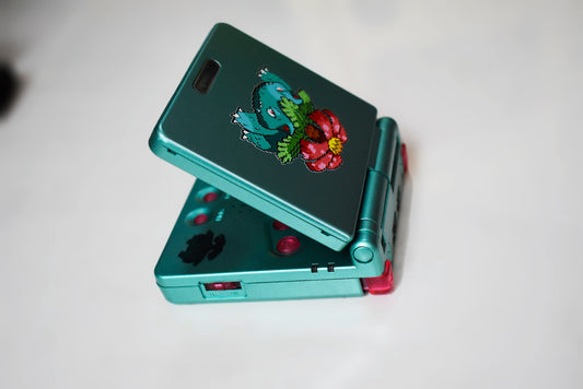 Backlit IPS GBAsp Mod Nintendo GameBoy Advance SP Venusaur