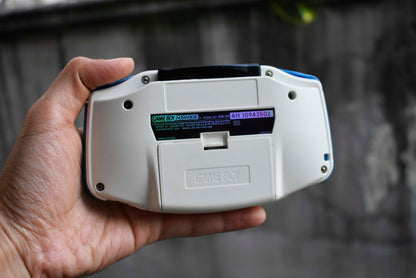 Extra Mods And IPS Backlit LCD GBA Mod Nintendo GameBoy Advance Final Fantasy Blue Theme