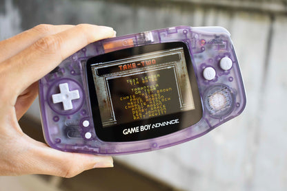 Extra Mods And IPS Backlit LCD GBA Mod Nintendo GameBoy Advance Atomic Purple