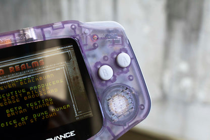 Extra Mods And IPS Backlit LCD GBA Mod Nintendo GameBoy Advance Atomic Purple