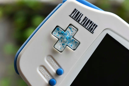 Extra Mods And IPS Backlit LCD GBA Mod Nintendo GameBoy Advance Final Fantasy Blue Theme