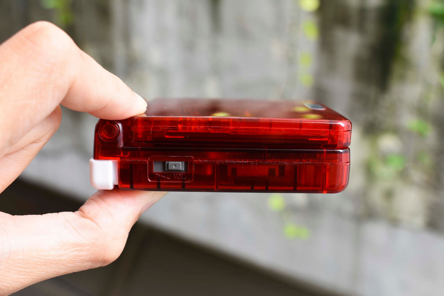 Backlit IPS GBAsp Mod Nintendo GameBoy Advance SP Mirror Clear Red