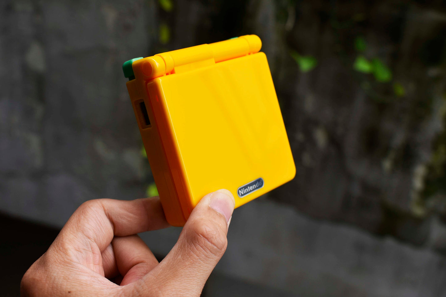 Backlit IPS GBAsp Mod Nintendo GameBoy Advance SP Mirror Yellow