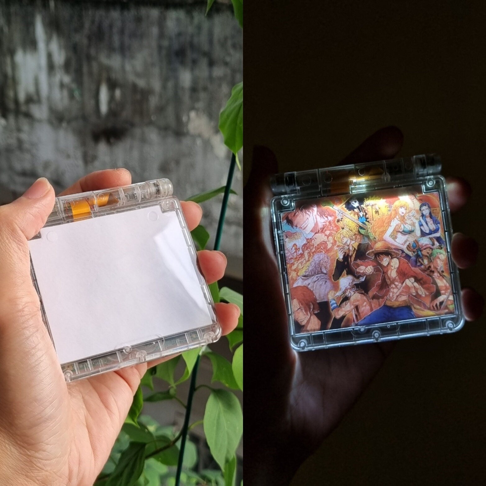 Backlit IPS GBAsp Mod Nintendo GameBoy Advance SP LED Lamp Anime ...