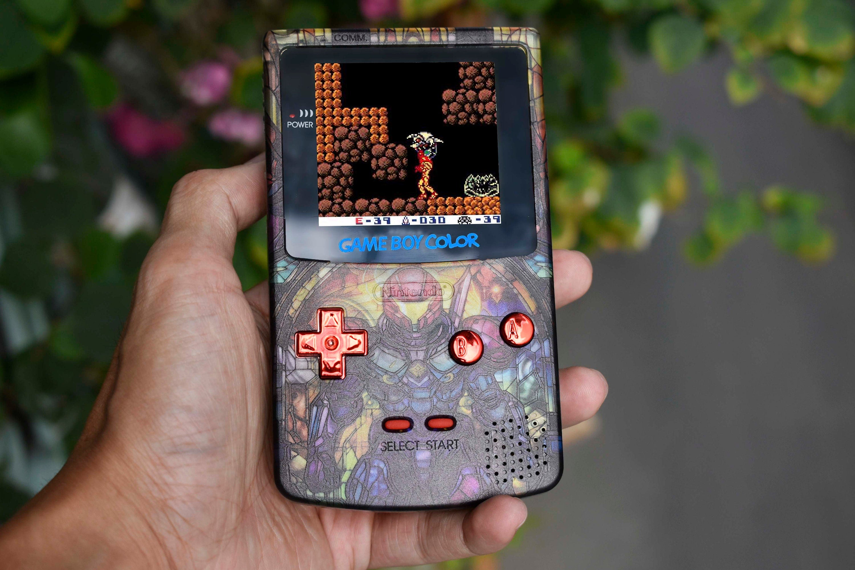 Retro Pixel IPS Q5 Game Boy Color Nintendo GBC Plus Extra Mods Metroid ...