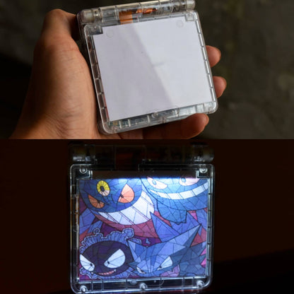 Backlit IPS GBAsp Mod Nintendo GameBoy Advance SP LED Lamp Gengar Family