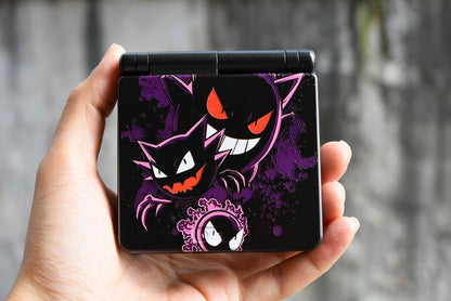 Backlit IPS GBAsp Mod Nintendo GameBoy Advance SP - Gengar Model