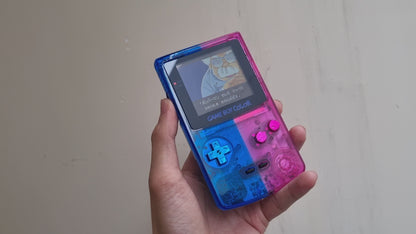 Retro Pixel IPS Q5 Game Boy Color Nintendo GBC Plus Extra Mods Half And Half Color